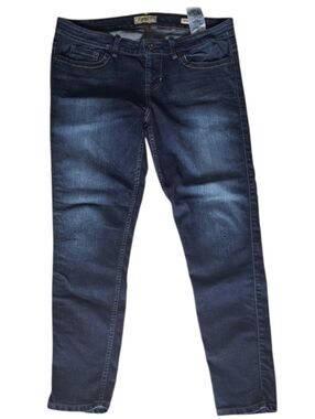 Guess Women's Slim Straight Jeans in Dark Blue